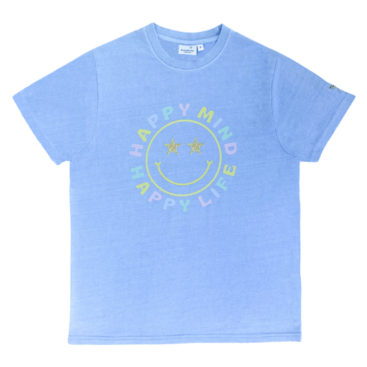 Happy Mind T-Shirt Sky Blue