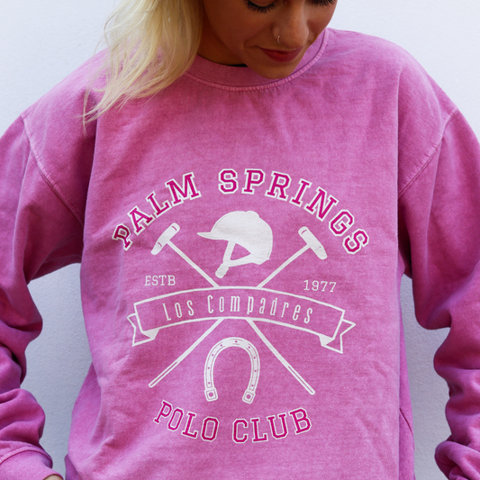 Palm Springs Sweatshirt Dusty Pink