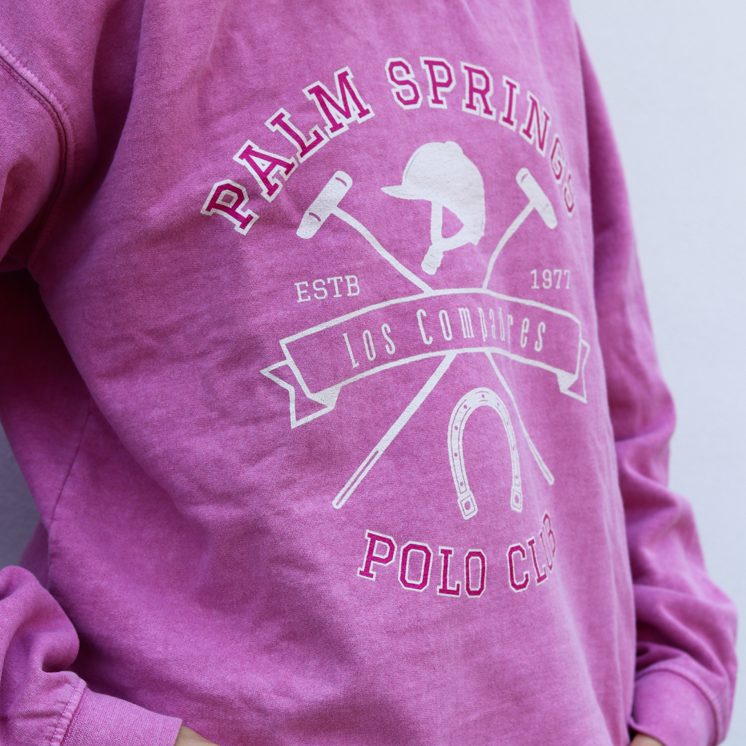 Palm Springs Sweatshirt Dusty Pink