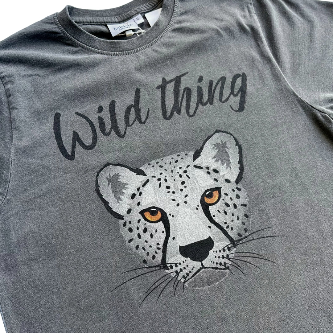 Wild Thing T-Shirt  Charcoal